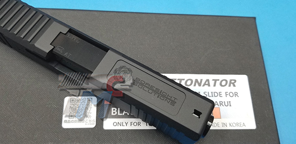 Detonator Boresight Solutions Aluminum Slide Set for Tokyo Marui Glock19 - Click Image to Close